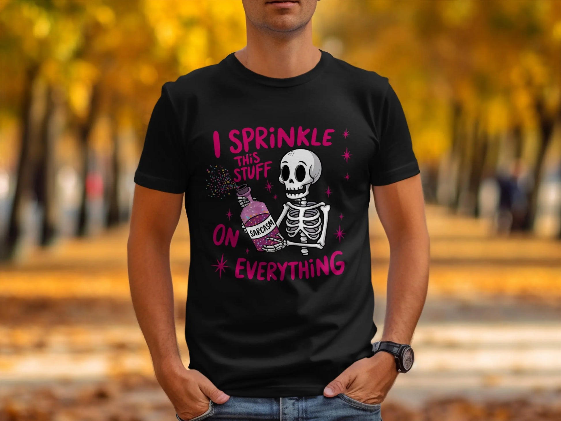 "I Sprinkle This Stuff On Everything" Sarcasm T-Shirts Boofy