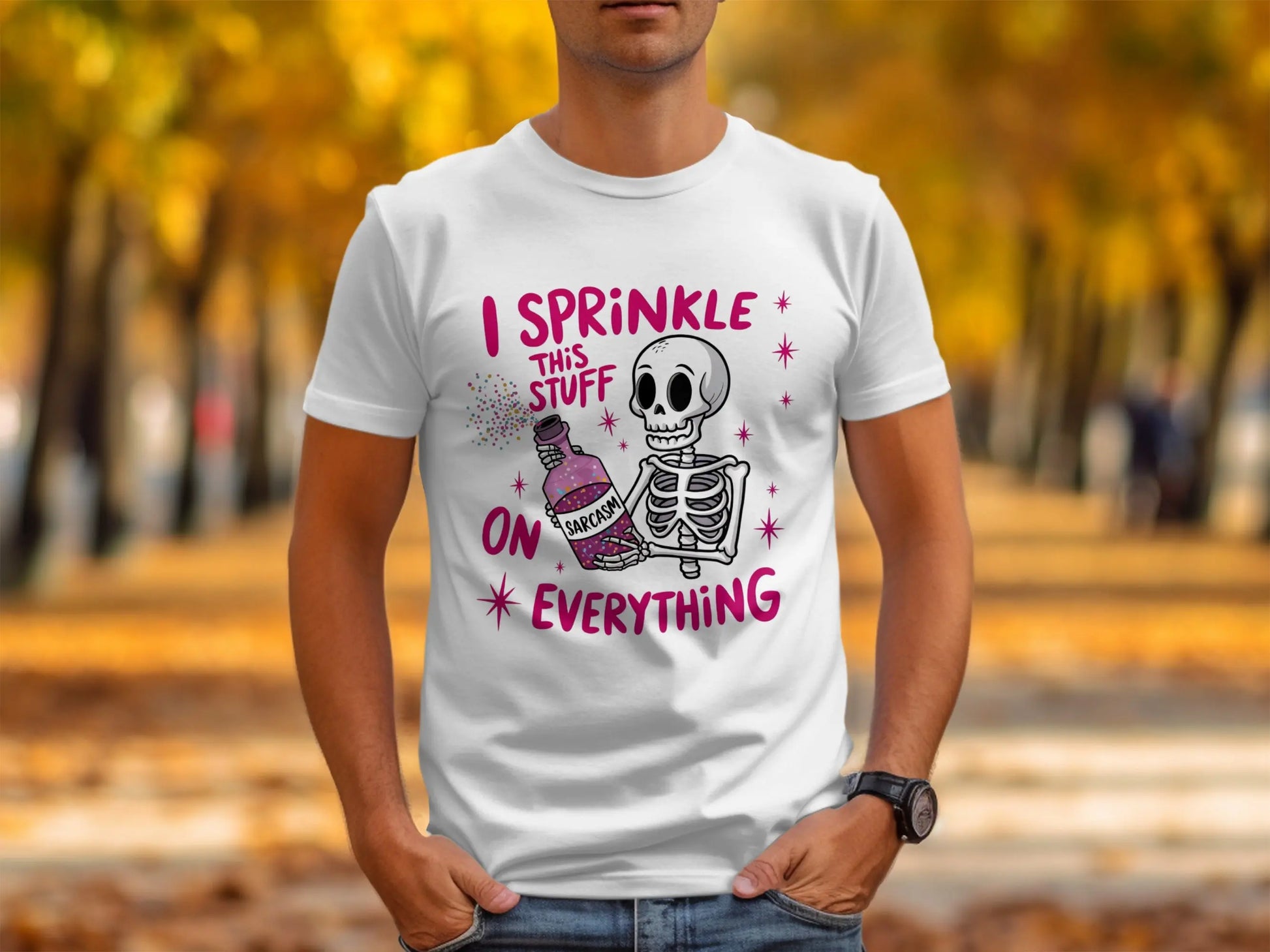 "I Sprinkle This Stuff On Everything" Sarcasm T-Shirts Boofy