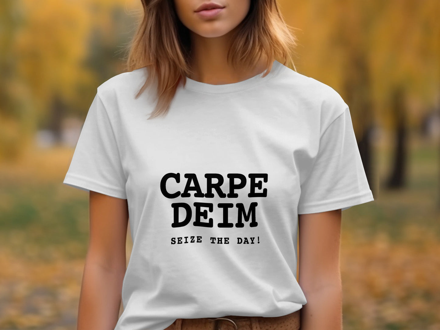 Inspirational Movie T-Shirt: Carpe Diem Seize the Day Motivation
