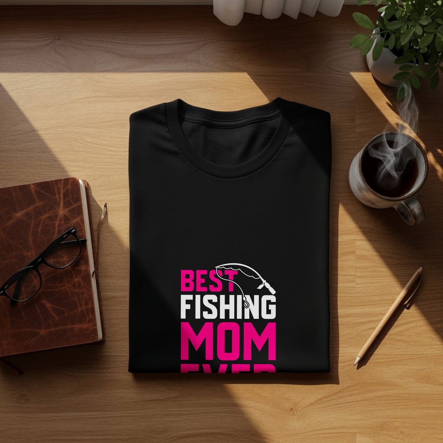Hooks Fish. Handles Life - Fishing Tshirt