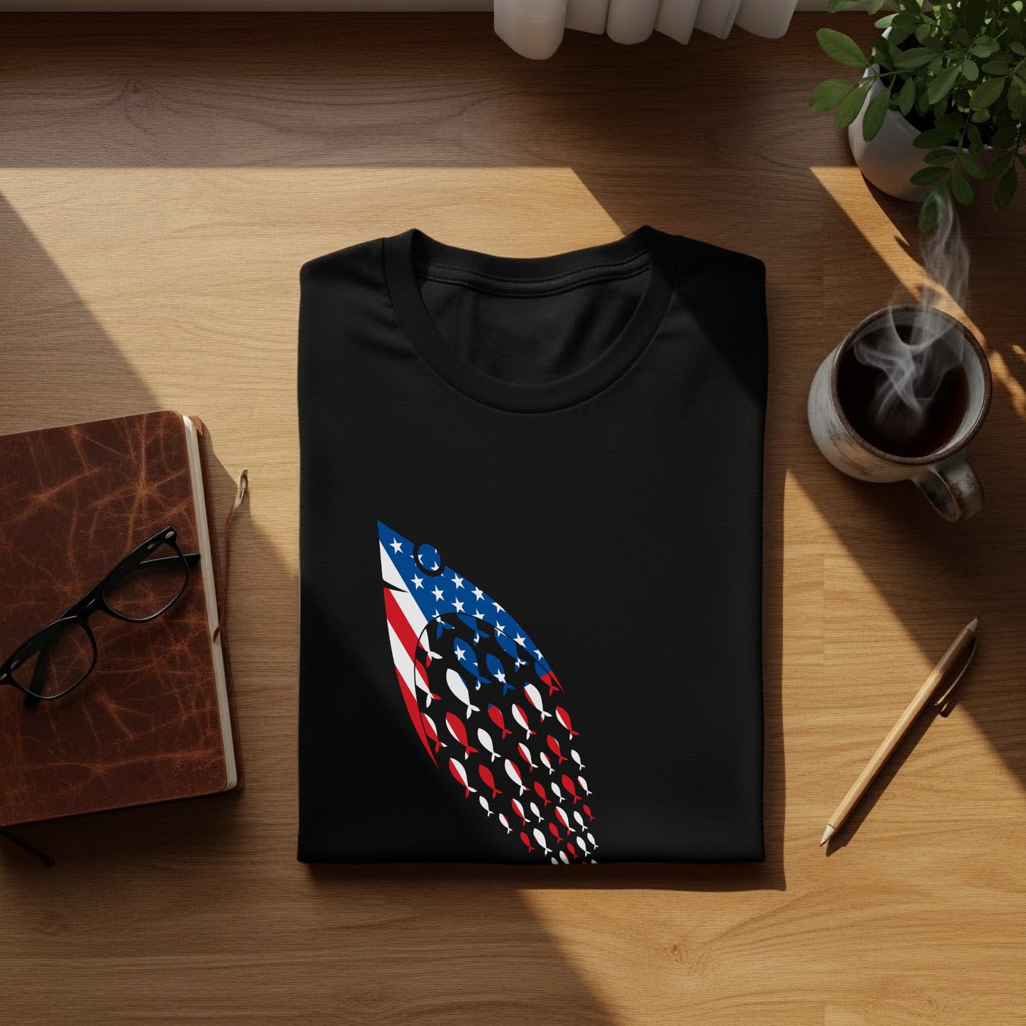 Hooked on Home Waters - Fishing Tshirt