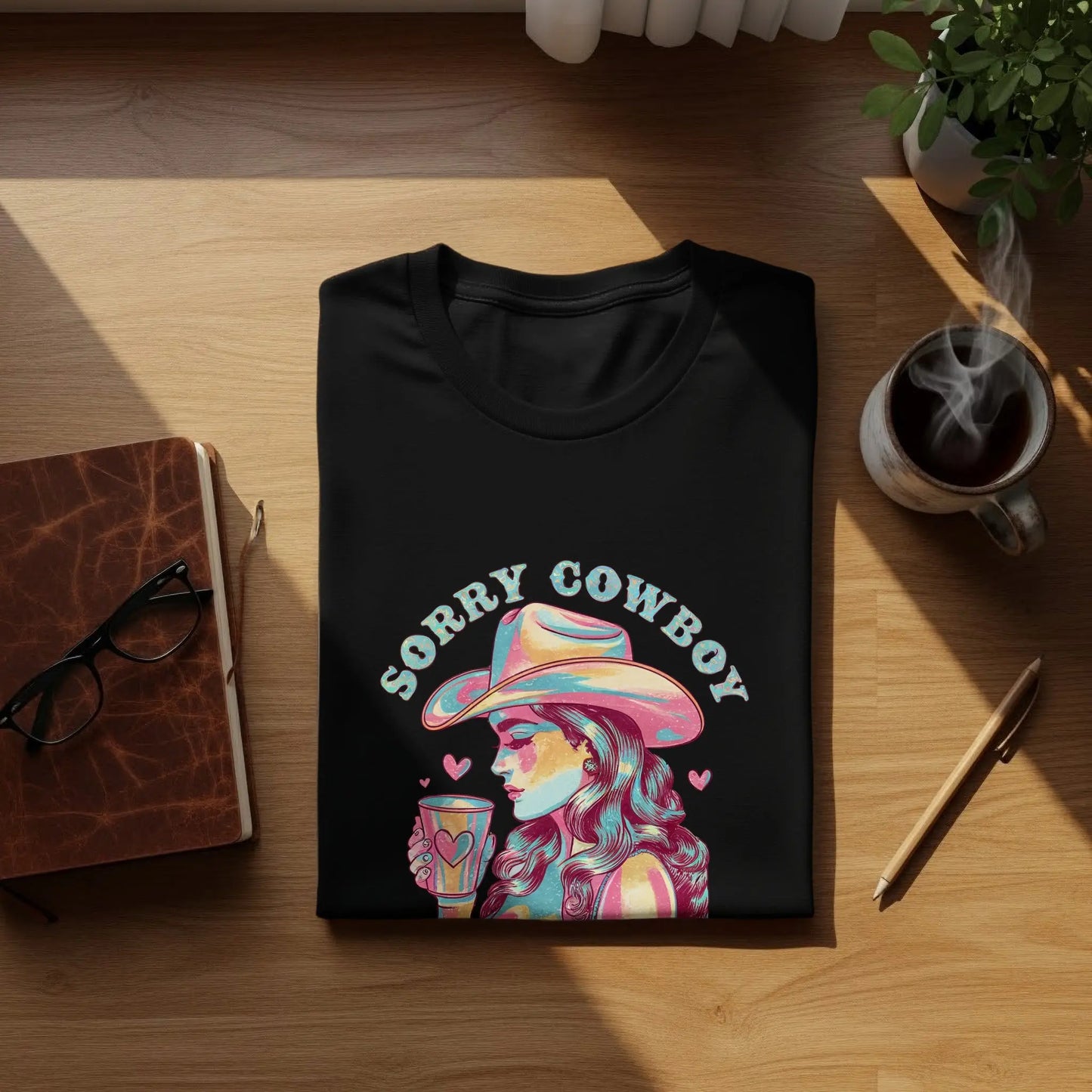 Sassy Western T-Shirt: "Sorry Cowboy My Heart Aint For the Talking"
