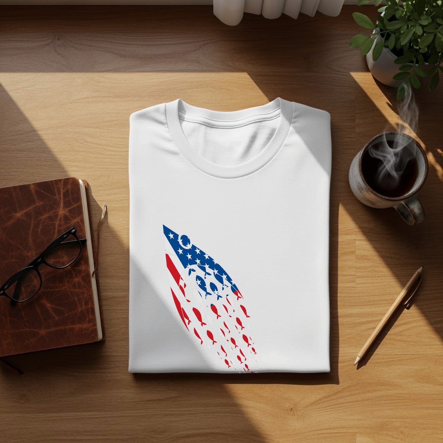 Hooked on Home Waters - Fishing Tshirt