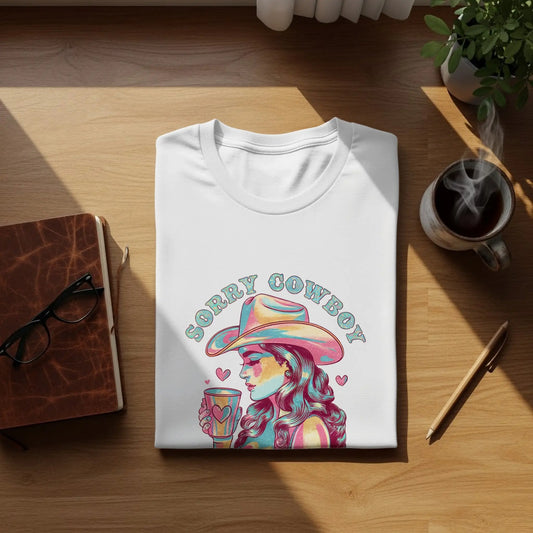Sassy Western T-Shirt: "Sorry Cowboy My Heart Aint For the Talking"
