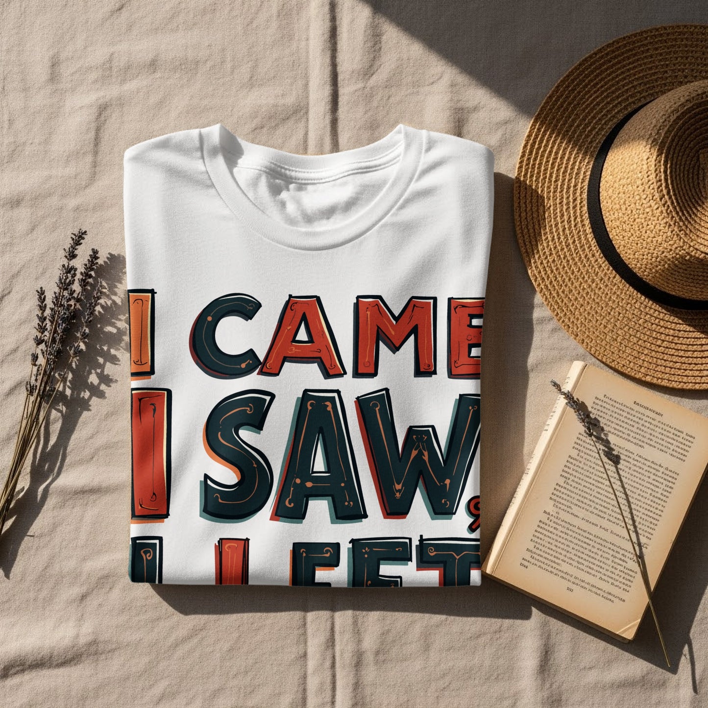 “I Came I Saw I Left Early” Tee — Work & Office Humour