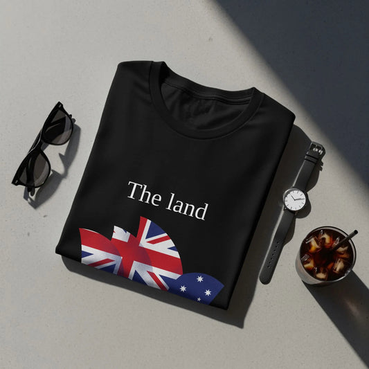 The Land Down Under Australia Graphic Design T-Shirts Boofy