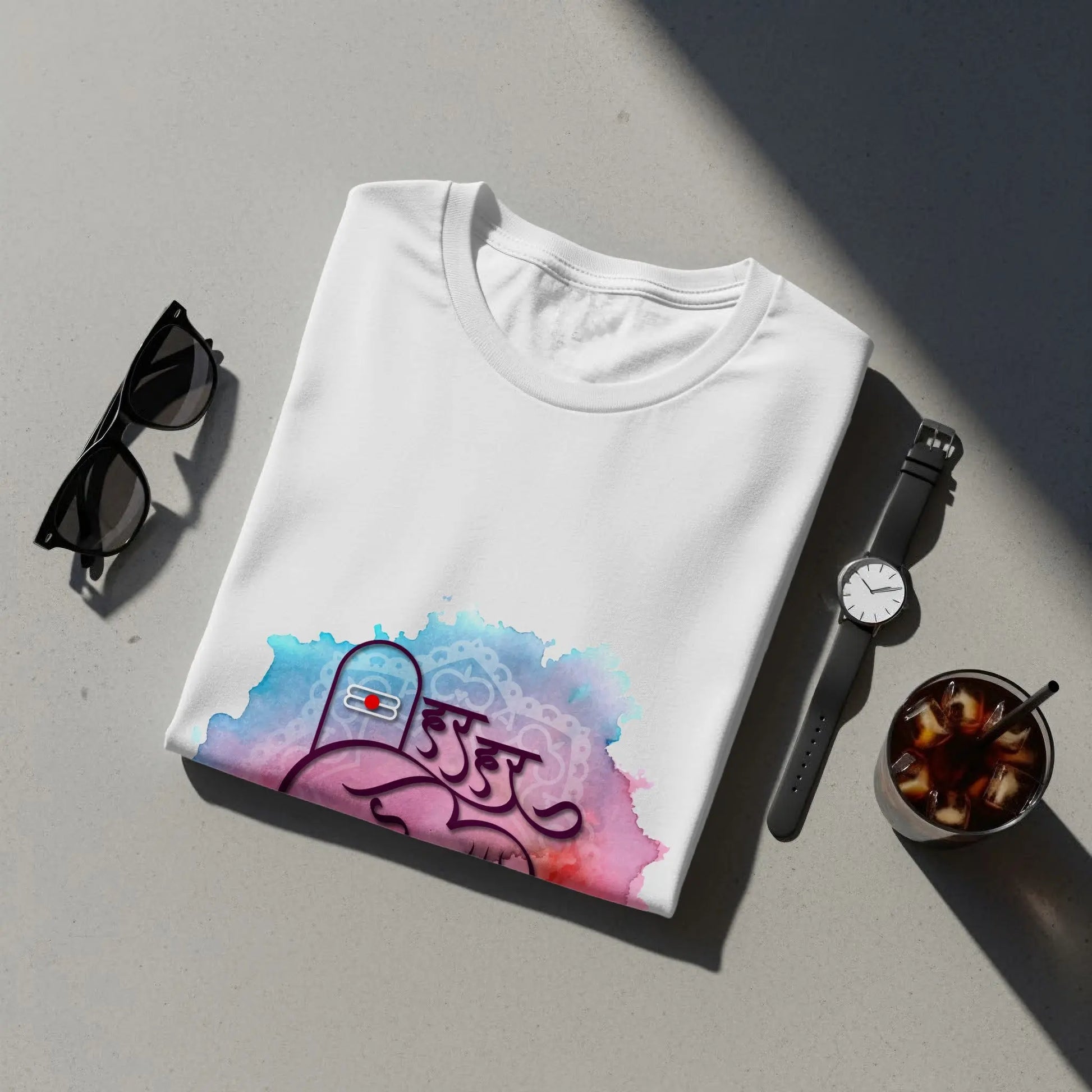 Har Har Mahadev Design Illustration with Colors T-Shirts Boofy