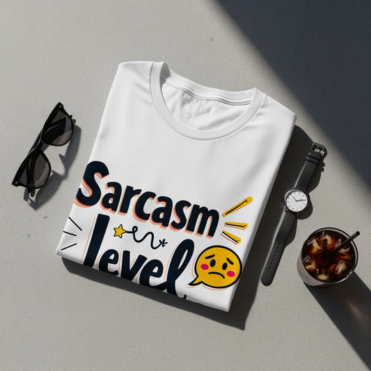 Sarcasm Level Expert Statement Funny Sarcastic Design T-Shirts
