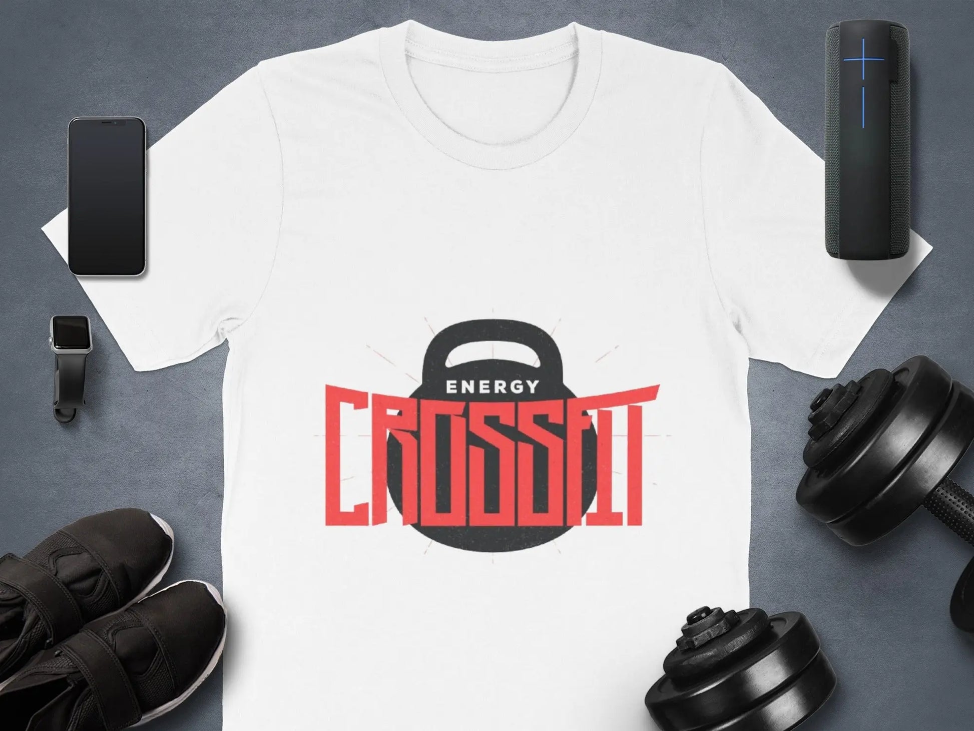 CrossFit Energy Motivational Fitness T-Shirts Boofy