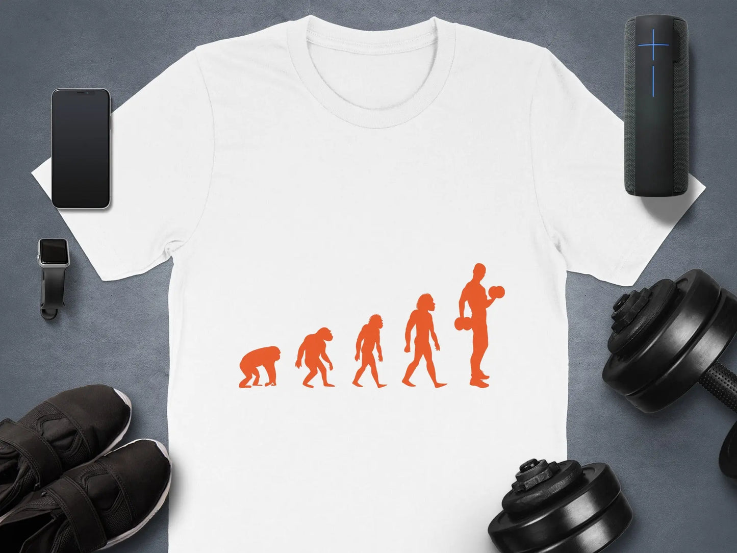 Evolution Lifting Progression Man Graphic T-Shirts Boofy