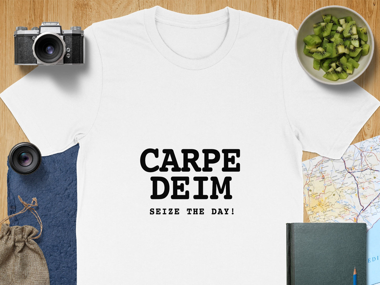 Inspirational Movie T-Shirt: Carpe Diem Seize the Day Motivation