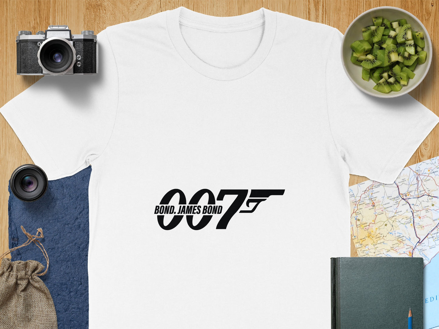 James Bond 007 T-Shirt: Iconic Logo Graphic Cool Movie Design