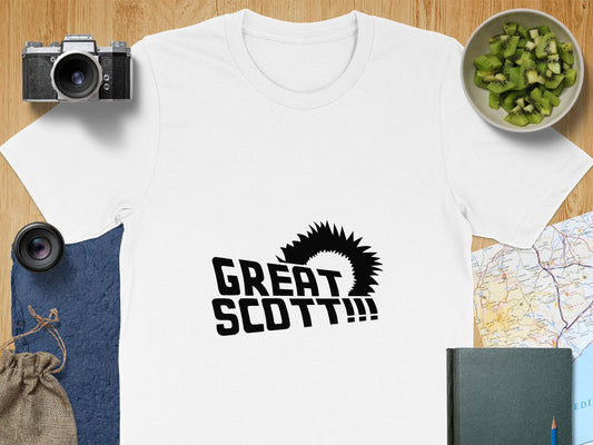 Retro Movie Fan T-Shirt: "Great Scott" Inspired Design
