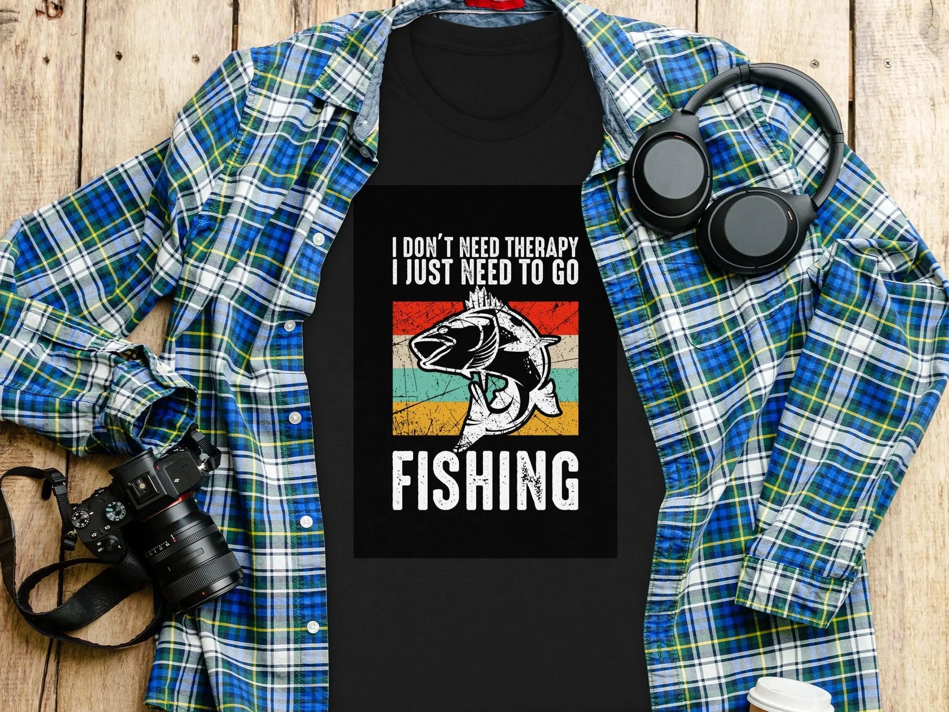 "I Just Need to Go Fishing" Passion T-Shirt Boofy