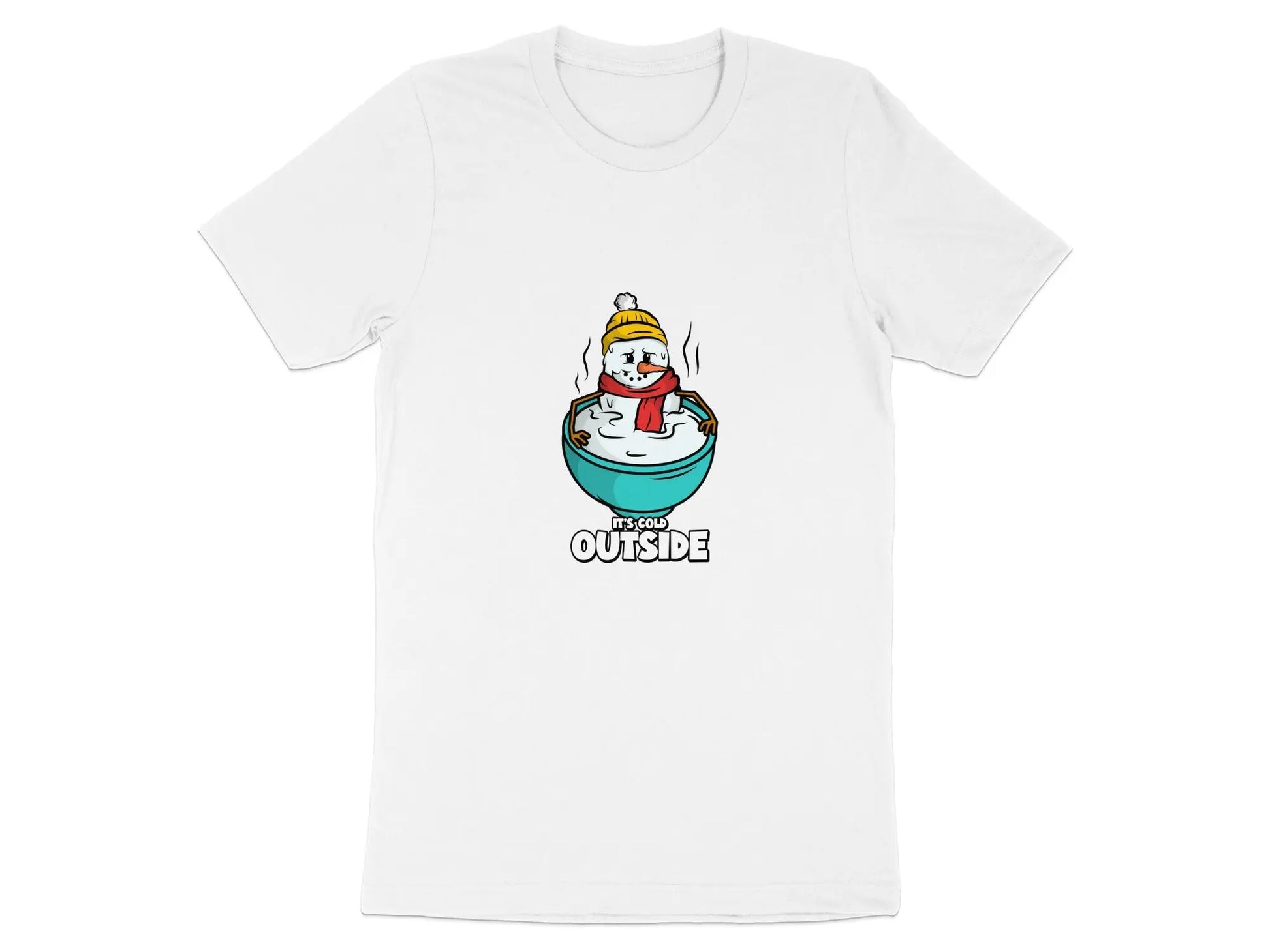 "It's Cold Outside" Snowman Humor Winter T-Shirts Boofy