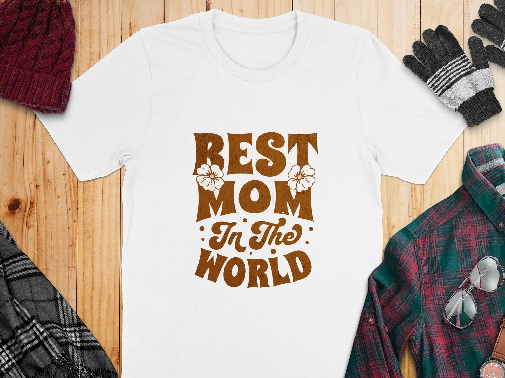 Best Mom In The World Graphic T-Shirts Boofy