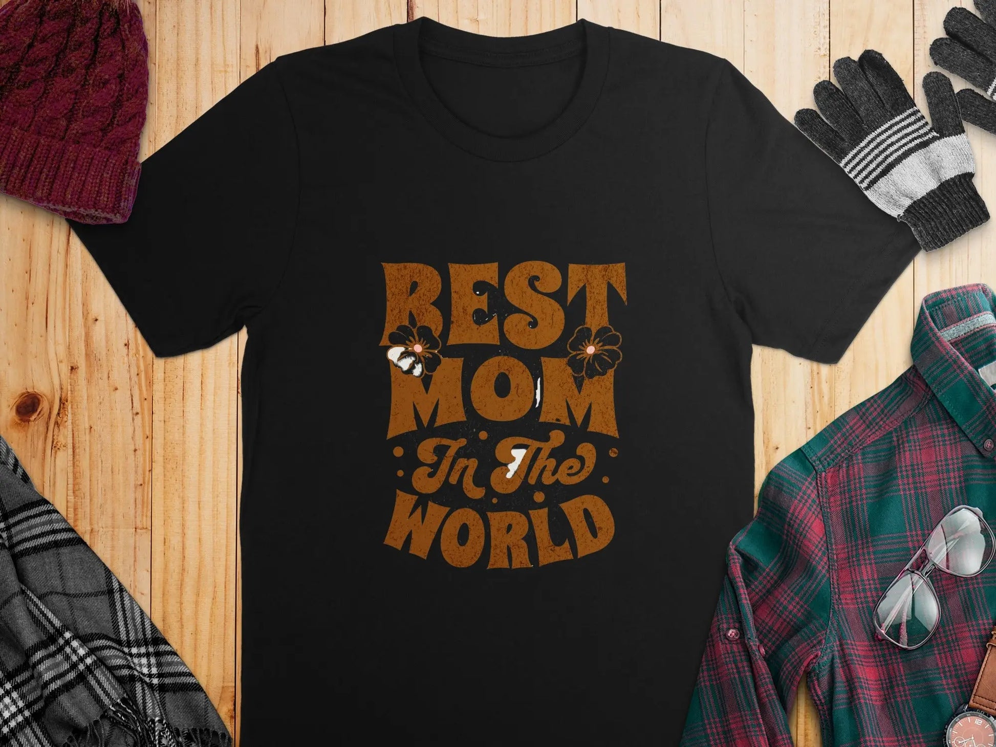 Best Mom In The World Graphic T-Shirts Boofy