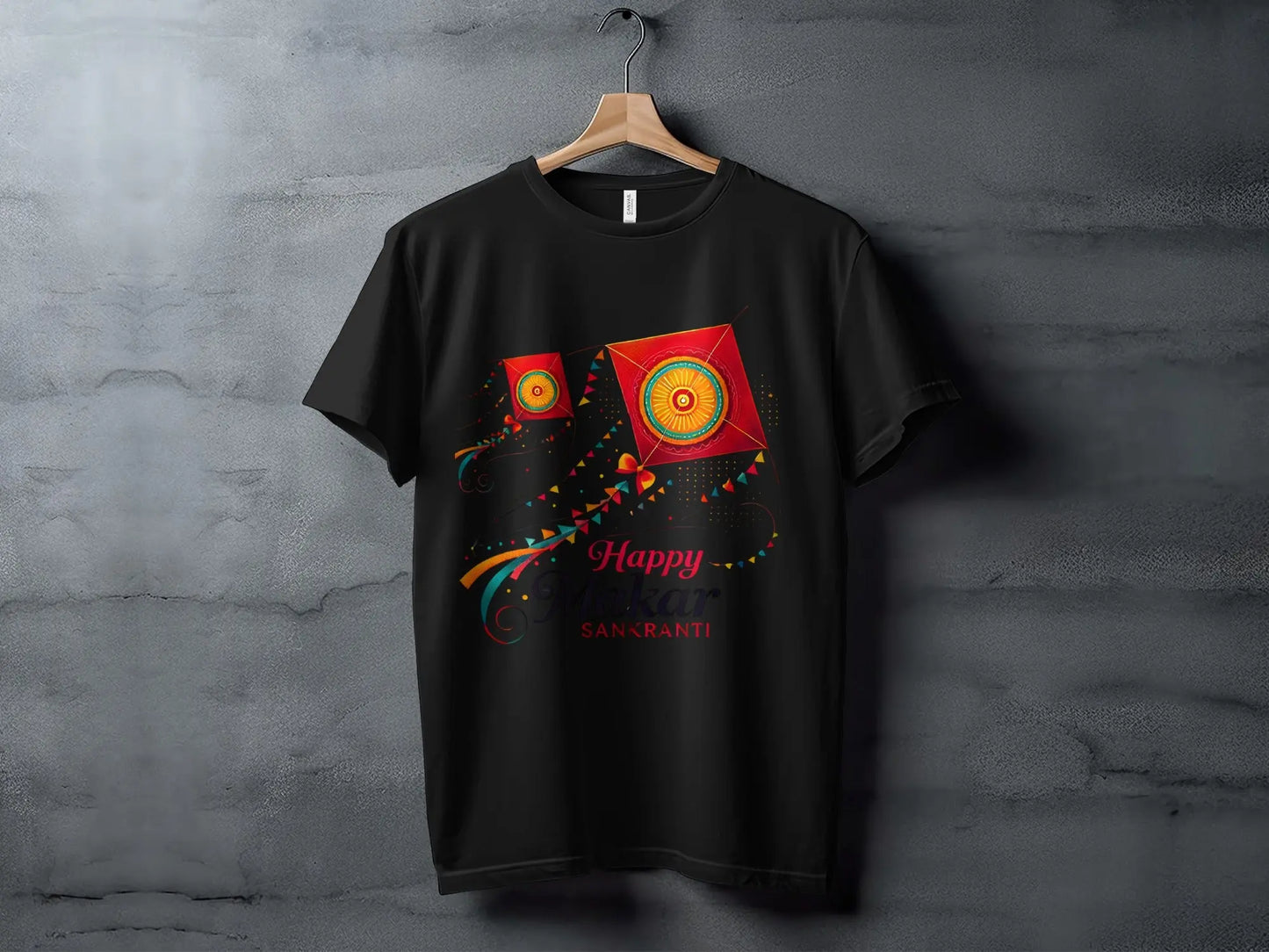 Happy Makar Sankranti Kites Festival Celebration T-Shirts Boofy