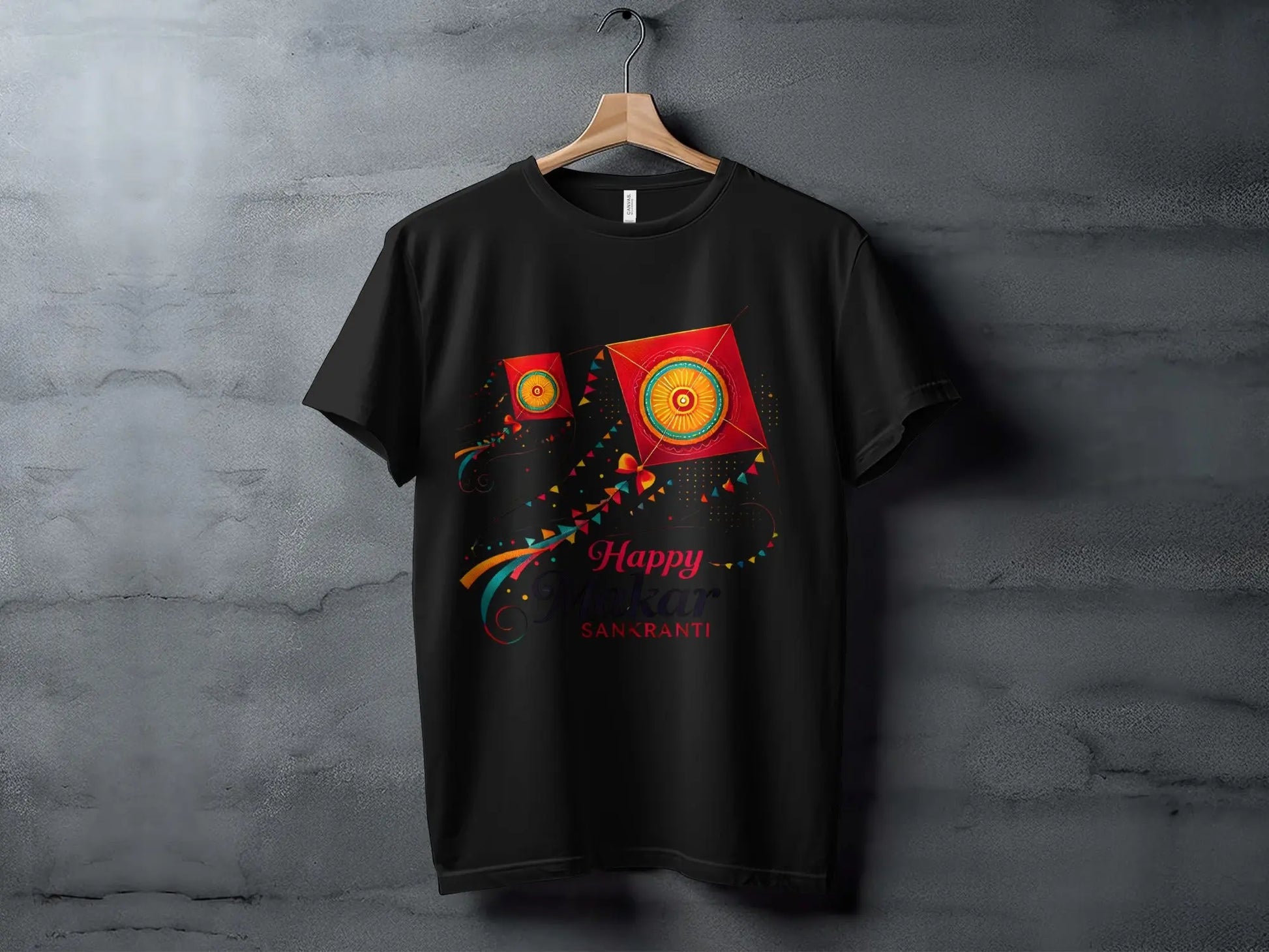Happy Makar Sankranti Kites Festival Celebration T-Shirts Boofy