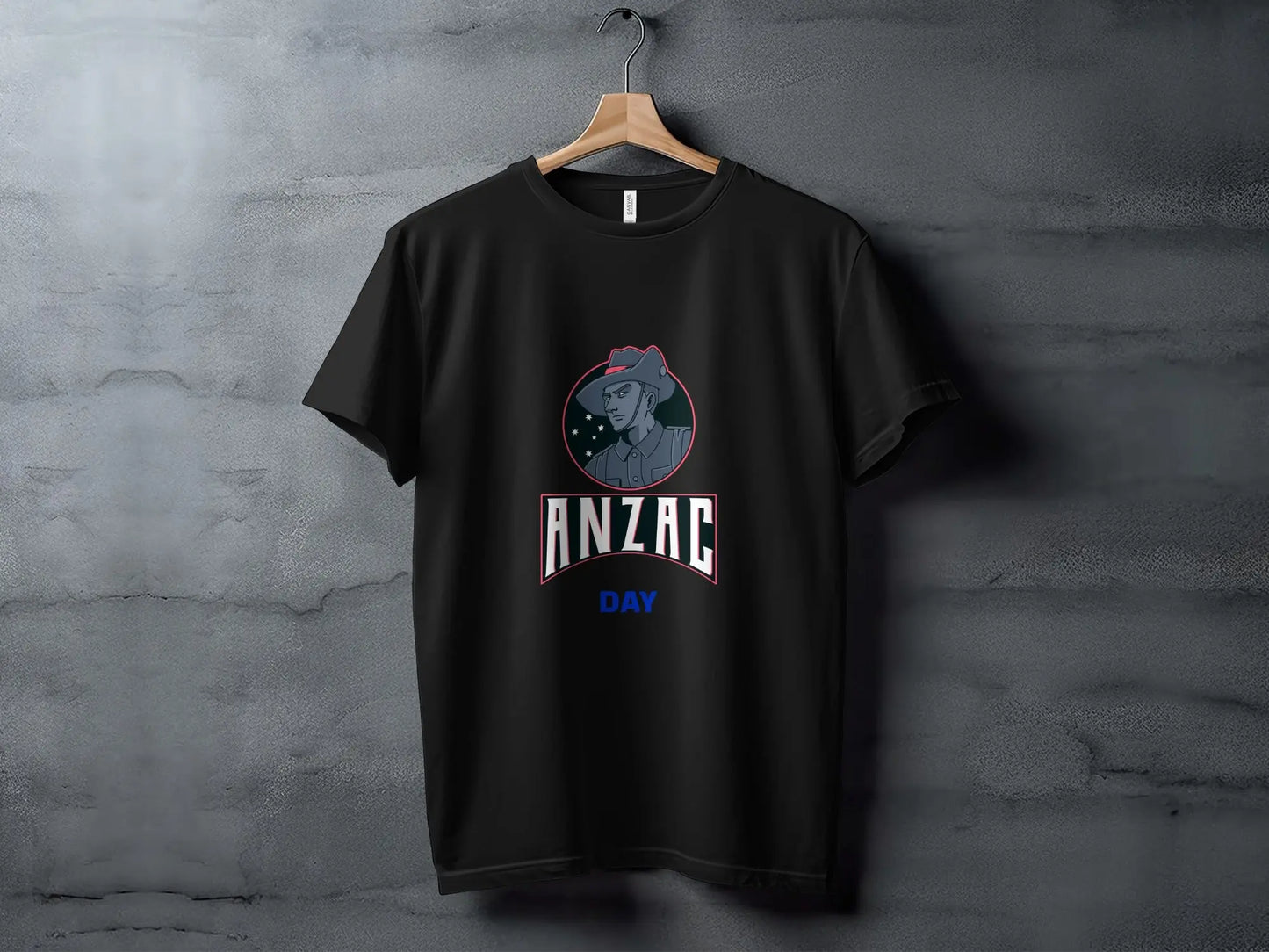 Anzac Day Great Design With A Soldier Avatar Image T-Shirts Boofy