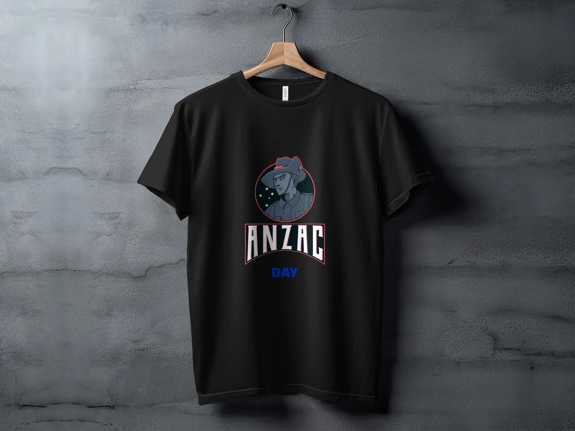 Anzac Day Great Design With A Soldier Avatar Image T-Shirts Boofy