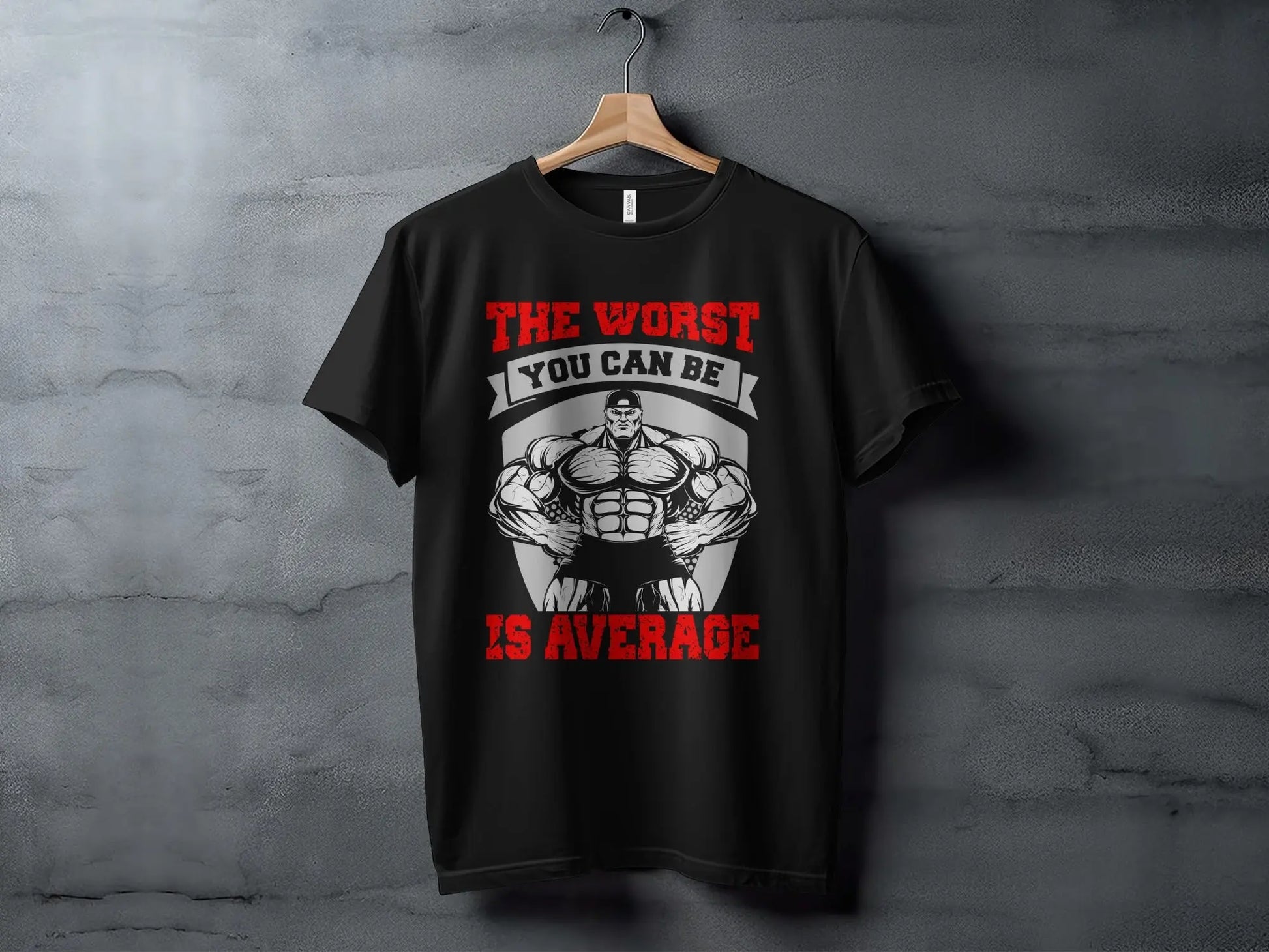 "The Worst You Can Be Is Average" Graphic T-Shirt Boofy