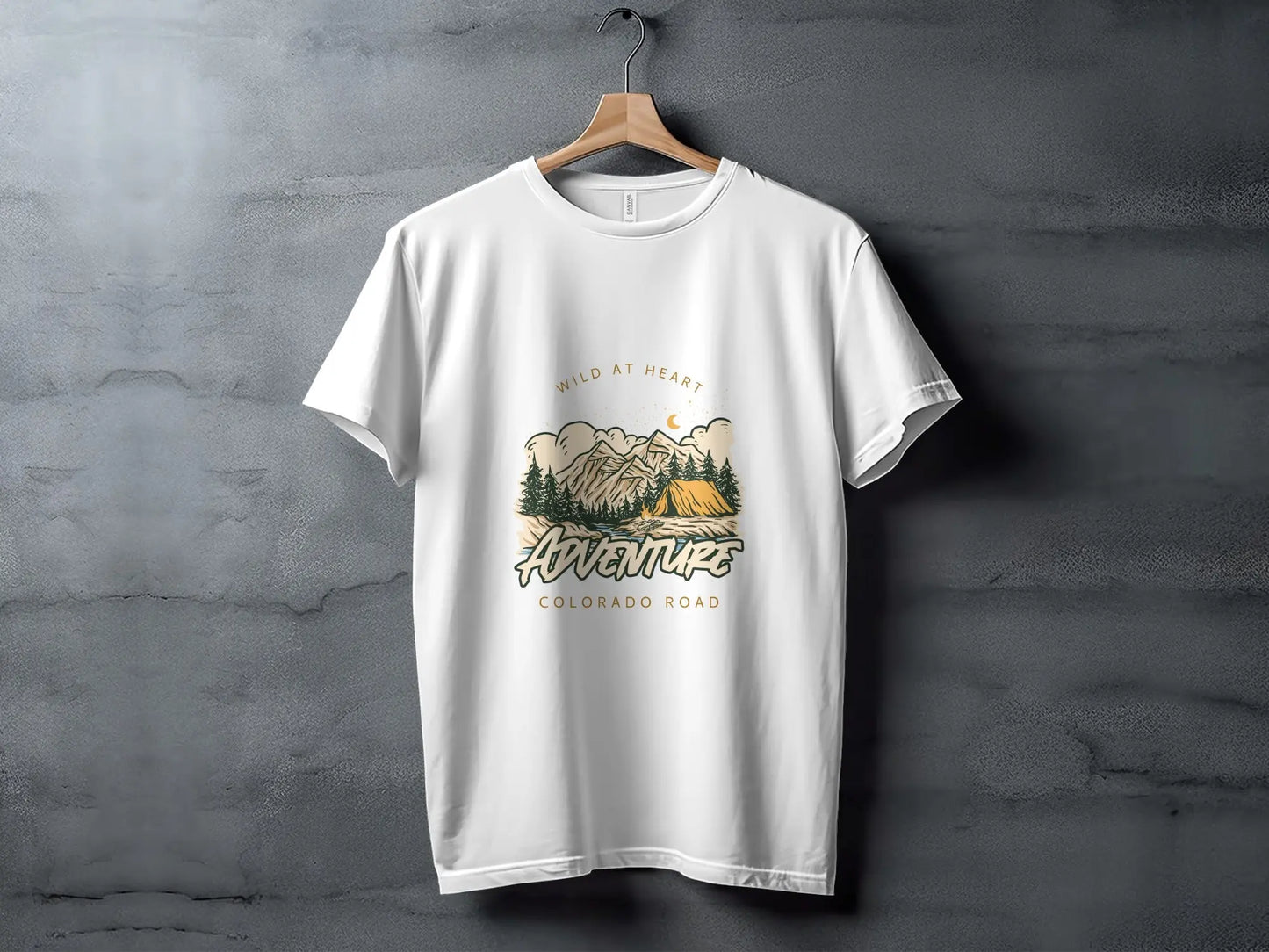 Wild at Heart Adventure Colorado Road T-Shirts My Store