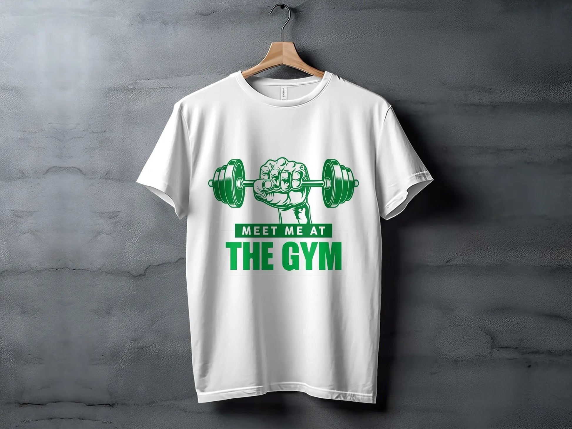 "Meet Me at the Gym" Motivational Fitness T-Shirts Boofy
