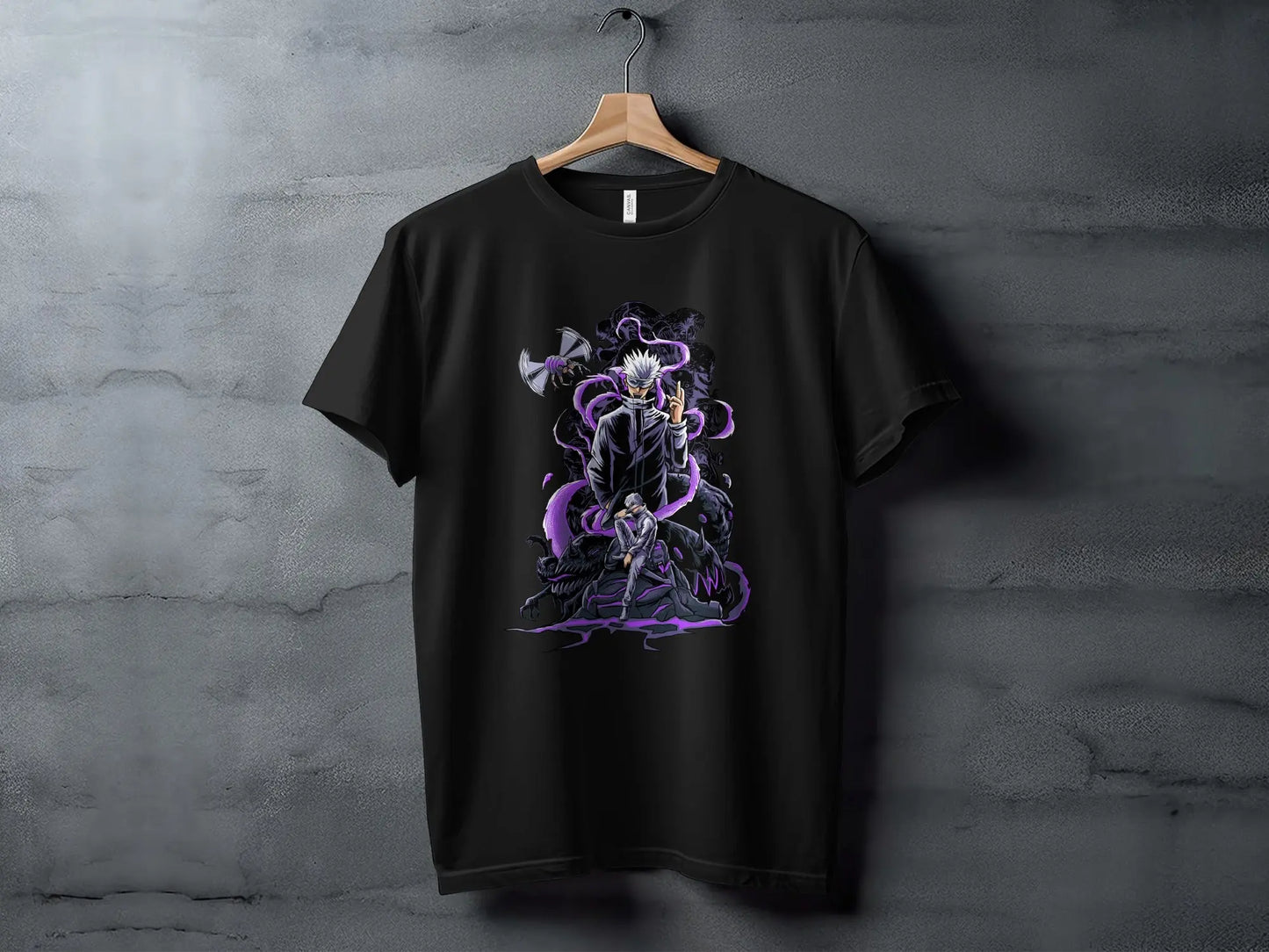 Satoru Gojo Domain Expansion Anime Inspired Art T-Shirt Boofy