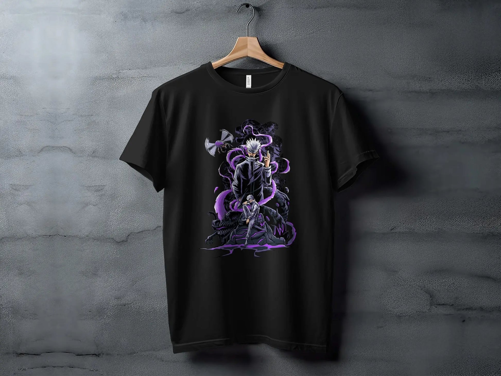Satoru Gojo Domain Expansion Anime Inspired Art T-Shirt Boofy