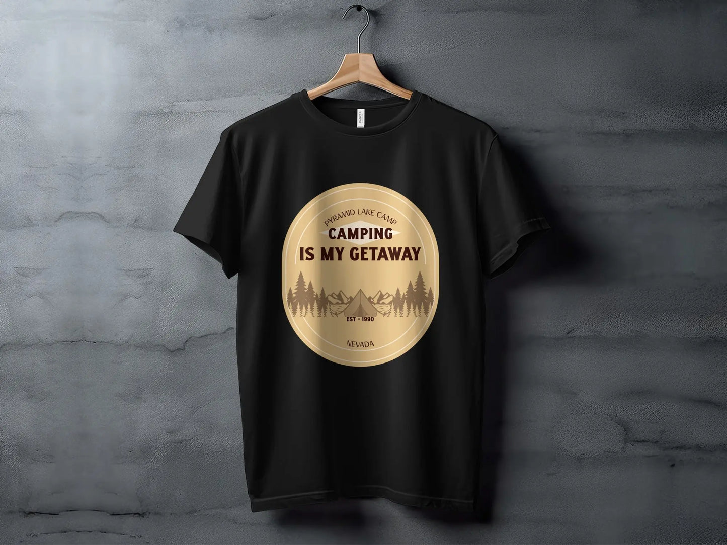 Pyramid Lake Camp Camping Is My Getaway T-Shirts My Store