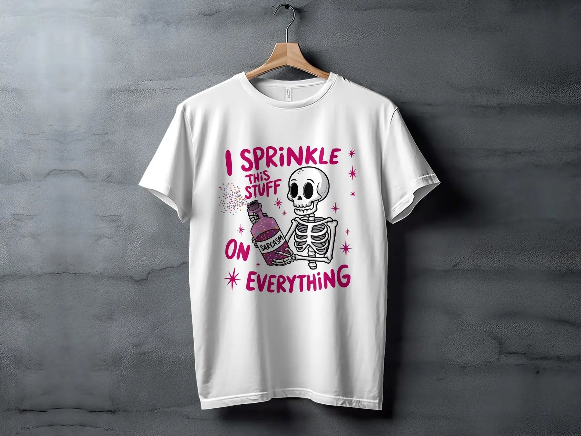 "I Sprinkle This Stuff On Everything" Sarcasm T-Shirts Boofy