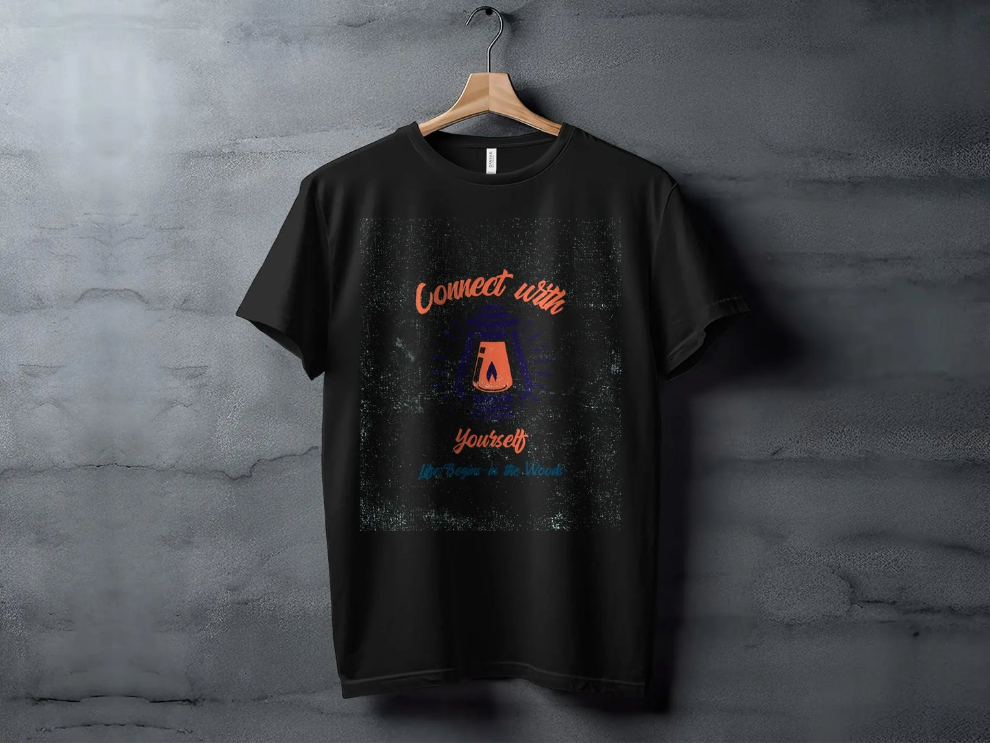 "Connect With Yourself Life Begins In The Woods" T-Shirts My Store
