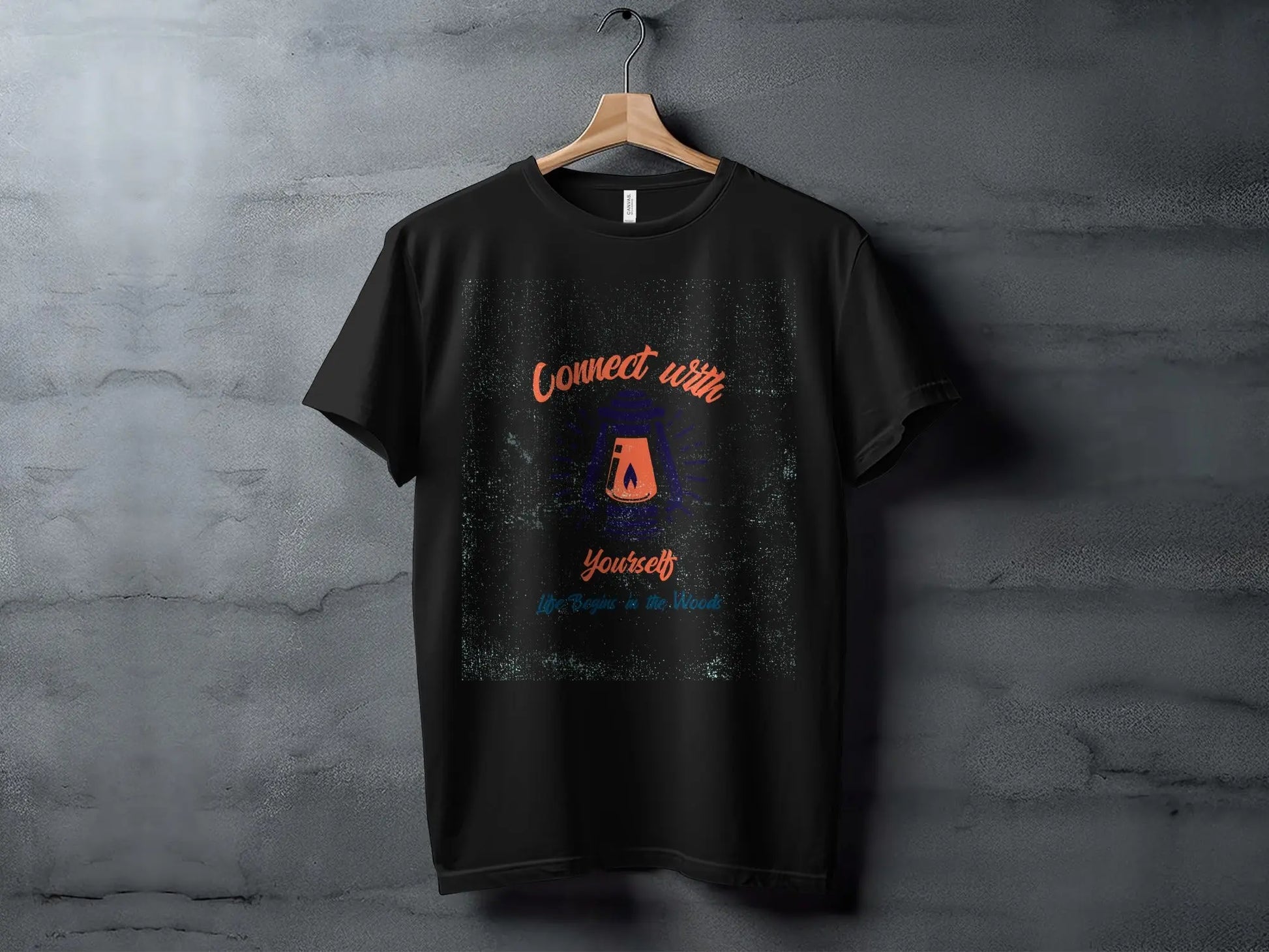 "Connect With Yourself Life Begins In The Woods" T-Shirts My Store