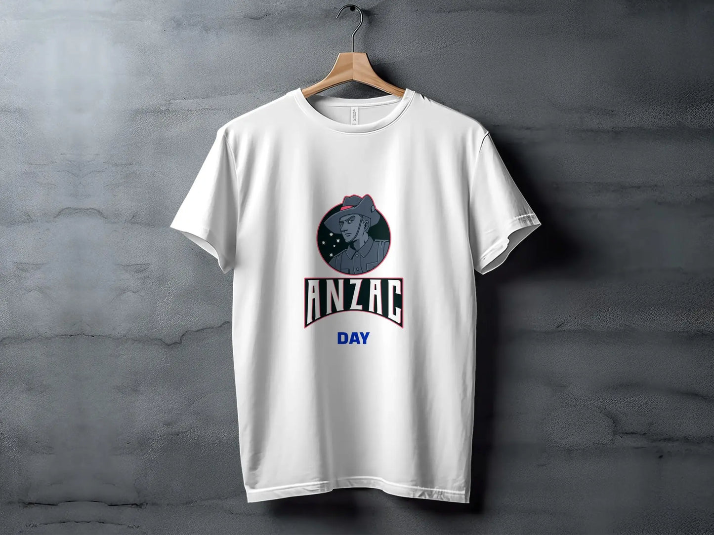 Anzac Day Great Design With A Soldier Avatar Image T-Shirts Boofy