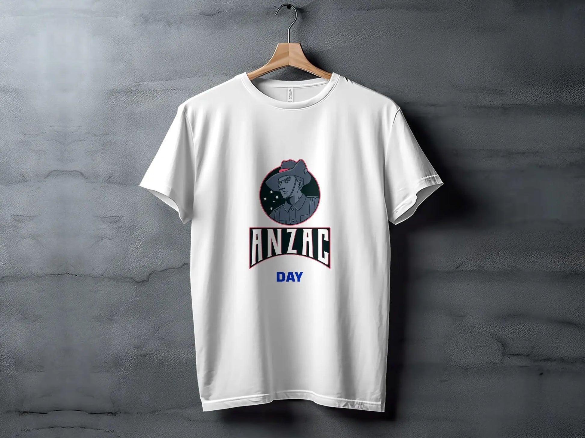 Anzac Day Great Design With A Soldier Avatar Image T-Shirts Boofy