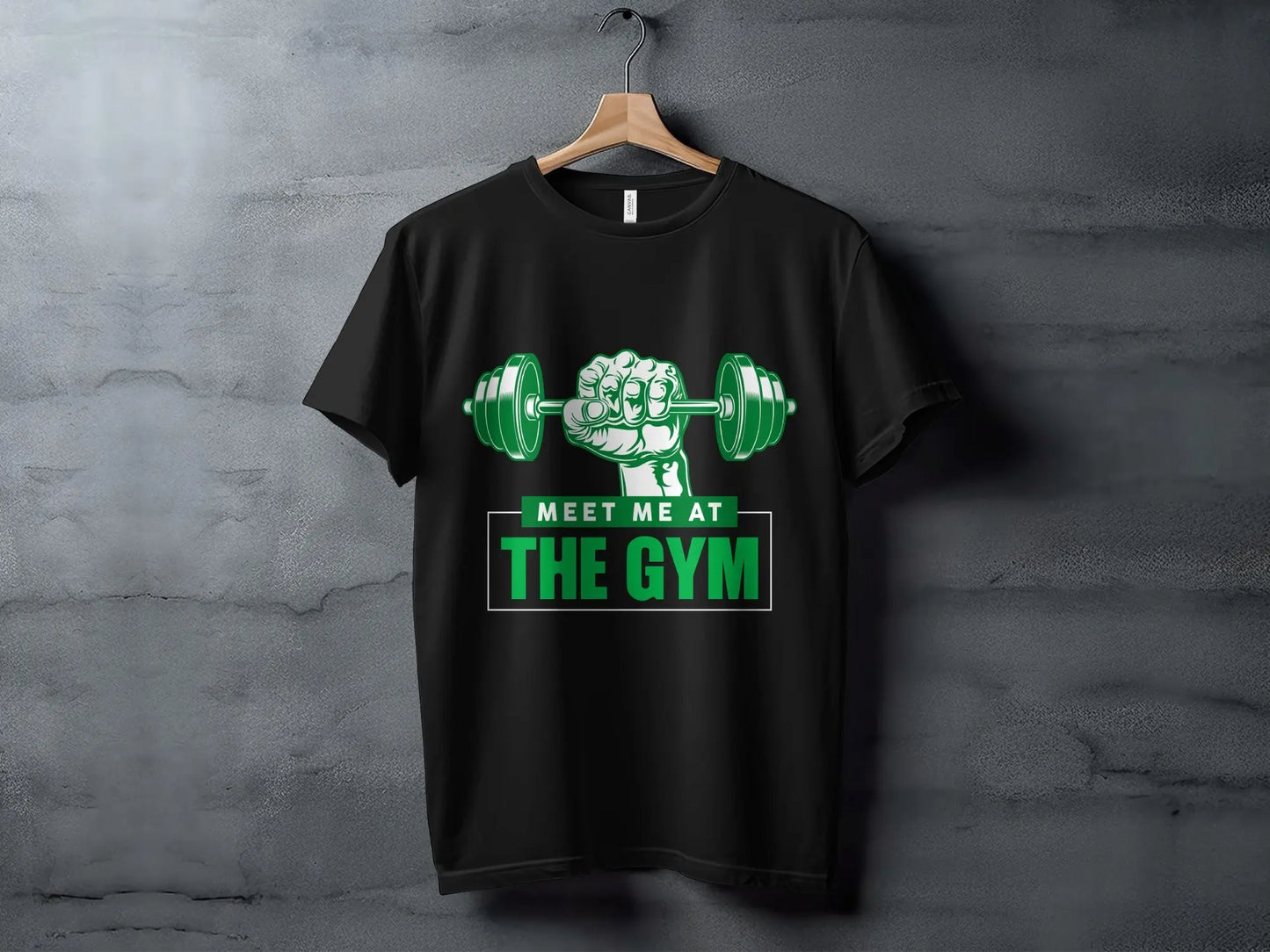 "Meet Me at the Gym" Motivational Fitness T-Shirts Boofy