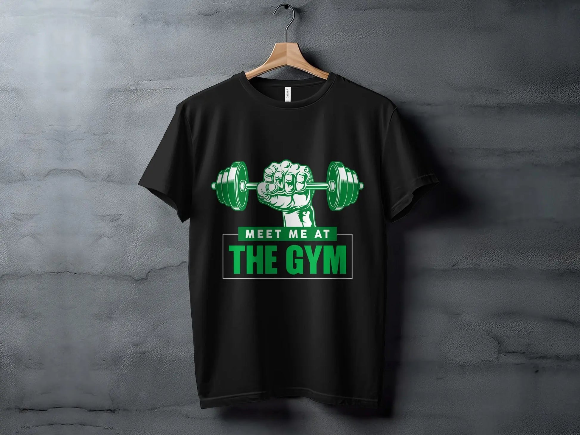 "Meet Me at the Gym" Motivational Fitness T-Shirts Boofy
