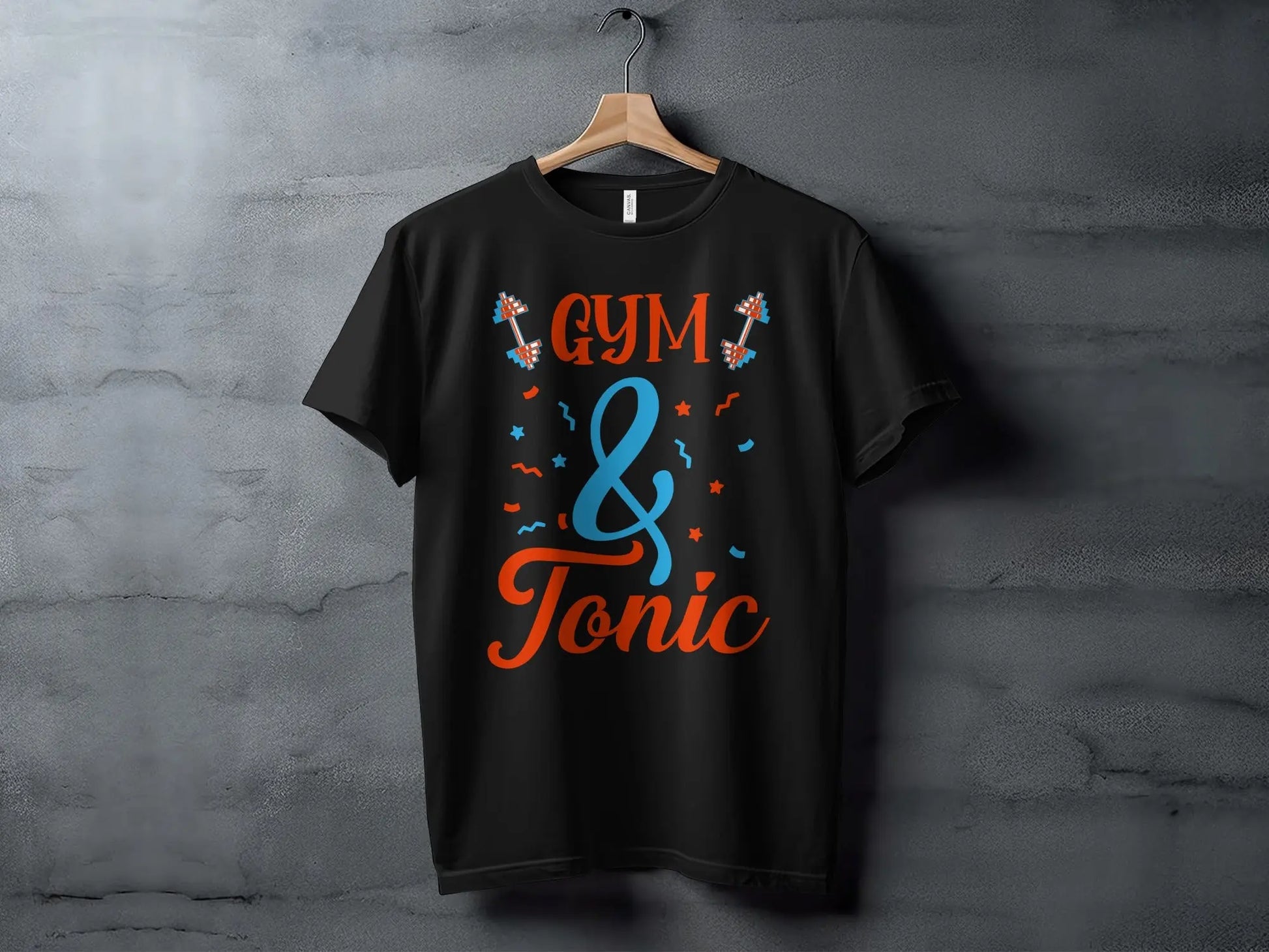 "Gym and Tonic" Motivational Quote T-Shirt Boofy