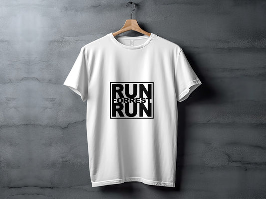 Classic Movie T-Shirt: "Run Forrest Run" Inspiration Graphic Art Design