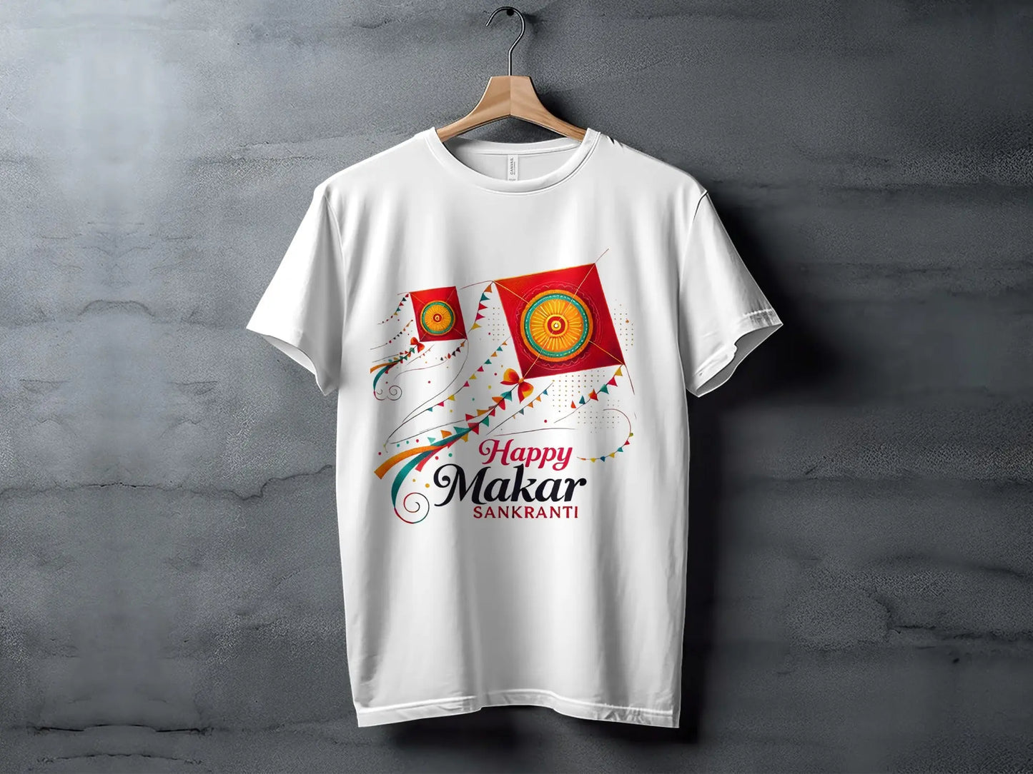 Happy Makar Sankranti Kites Festival Celebration T-Shirts Boofy