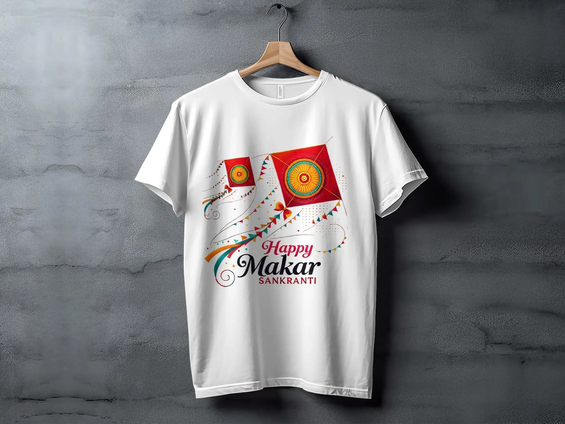Happy Makar Sankranti Kites Festival Celebration T-Shirts Boofy