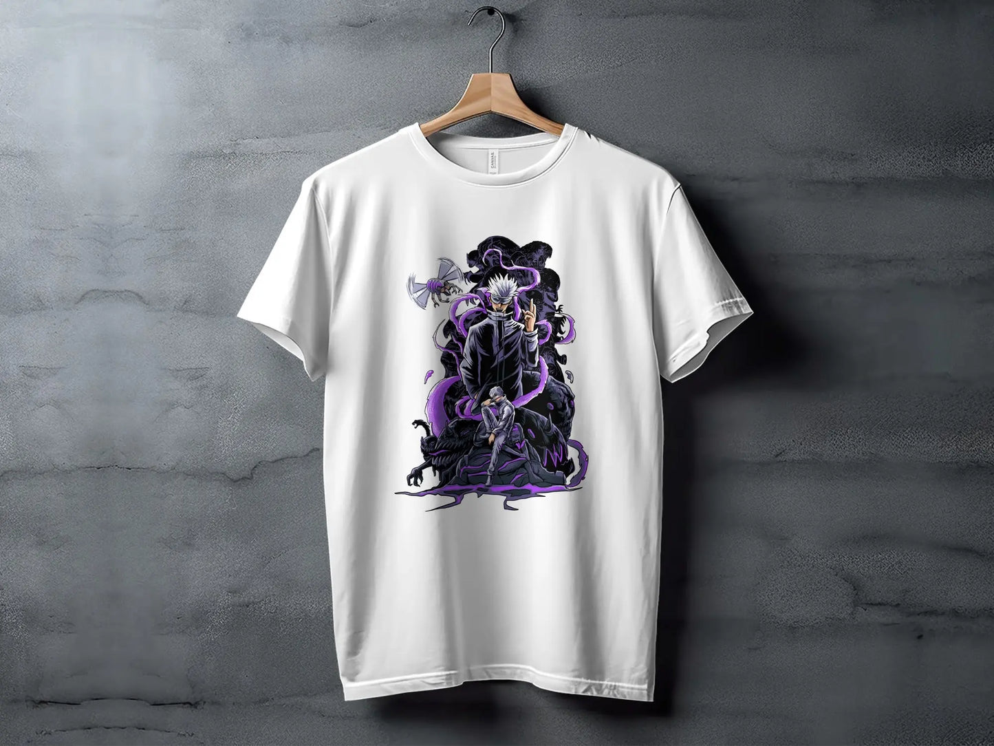 Satoru Gojo Domain Expansion Anime Inspired Art T-Shirt Boofy