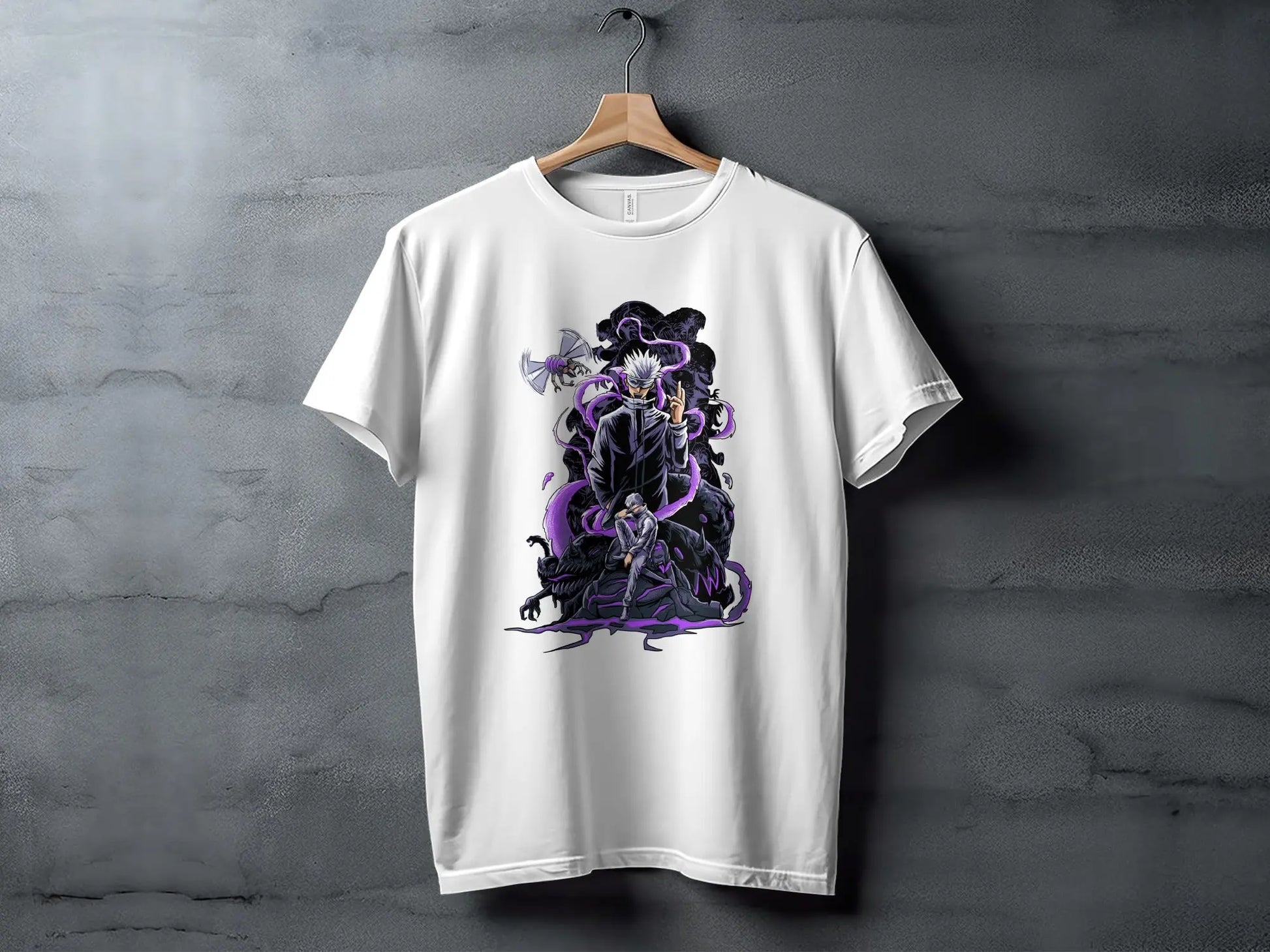 Satoru Gojo Domain Expansion Anime Inspired Art T-Shirt Boofy