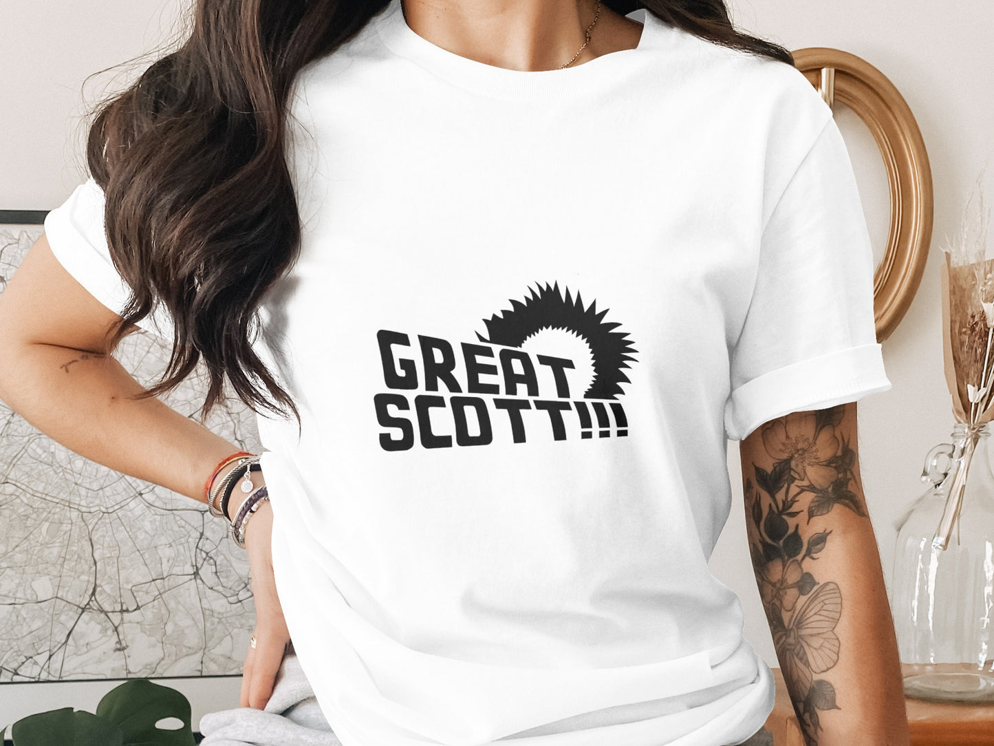 Retro Movie Fan T-Shirt: "Great Scott" Inspired Design