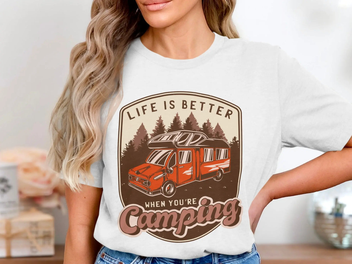 "Life is Better When You Are Camping" T-Shirts My Store