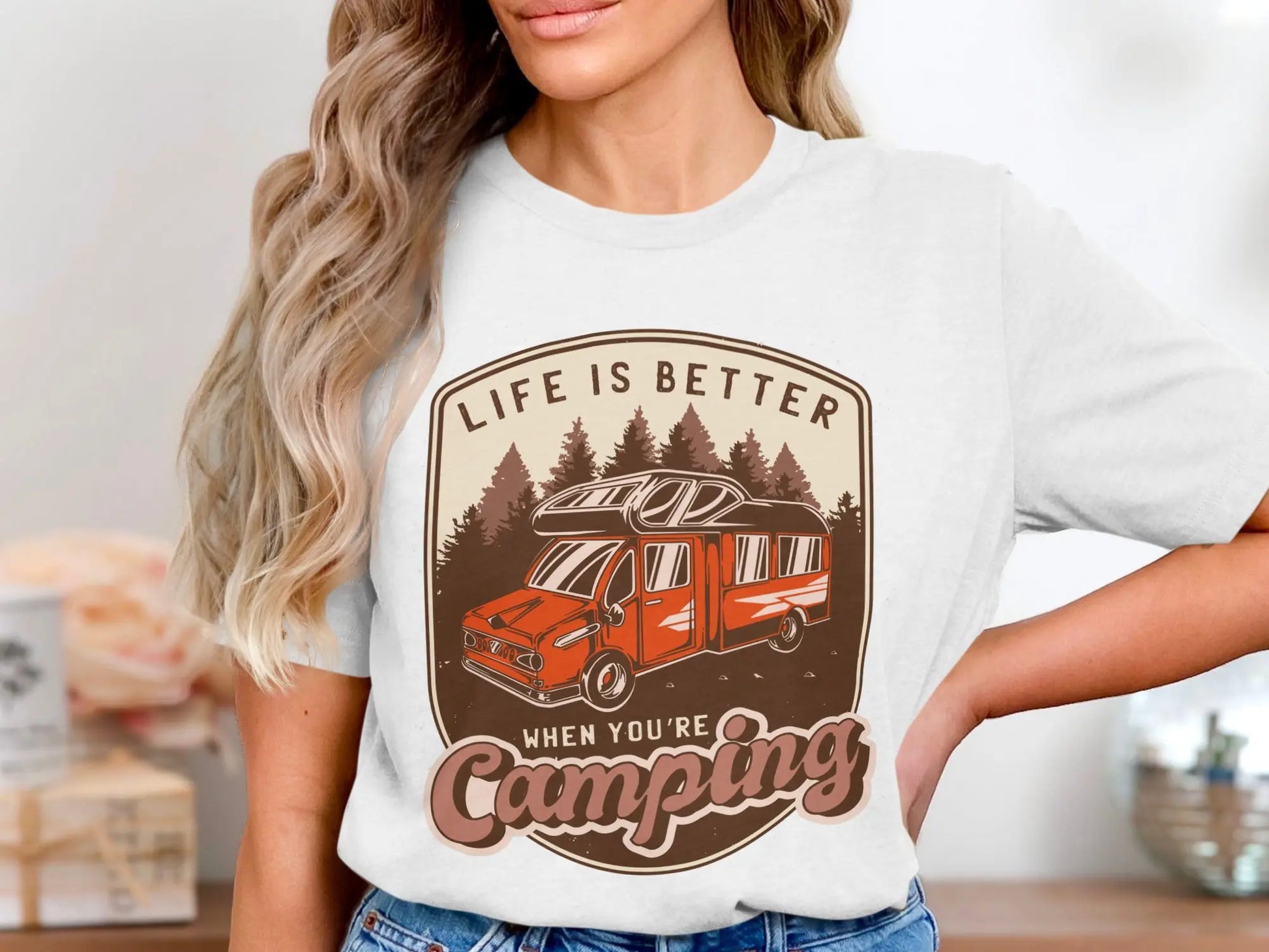 "Life is Better When You Are Camping" T-Shirts My Store