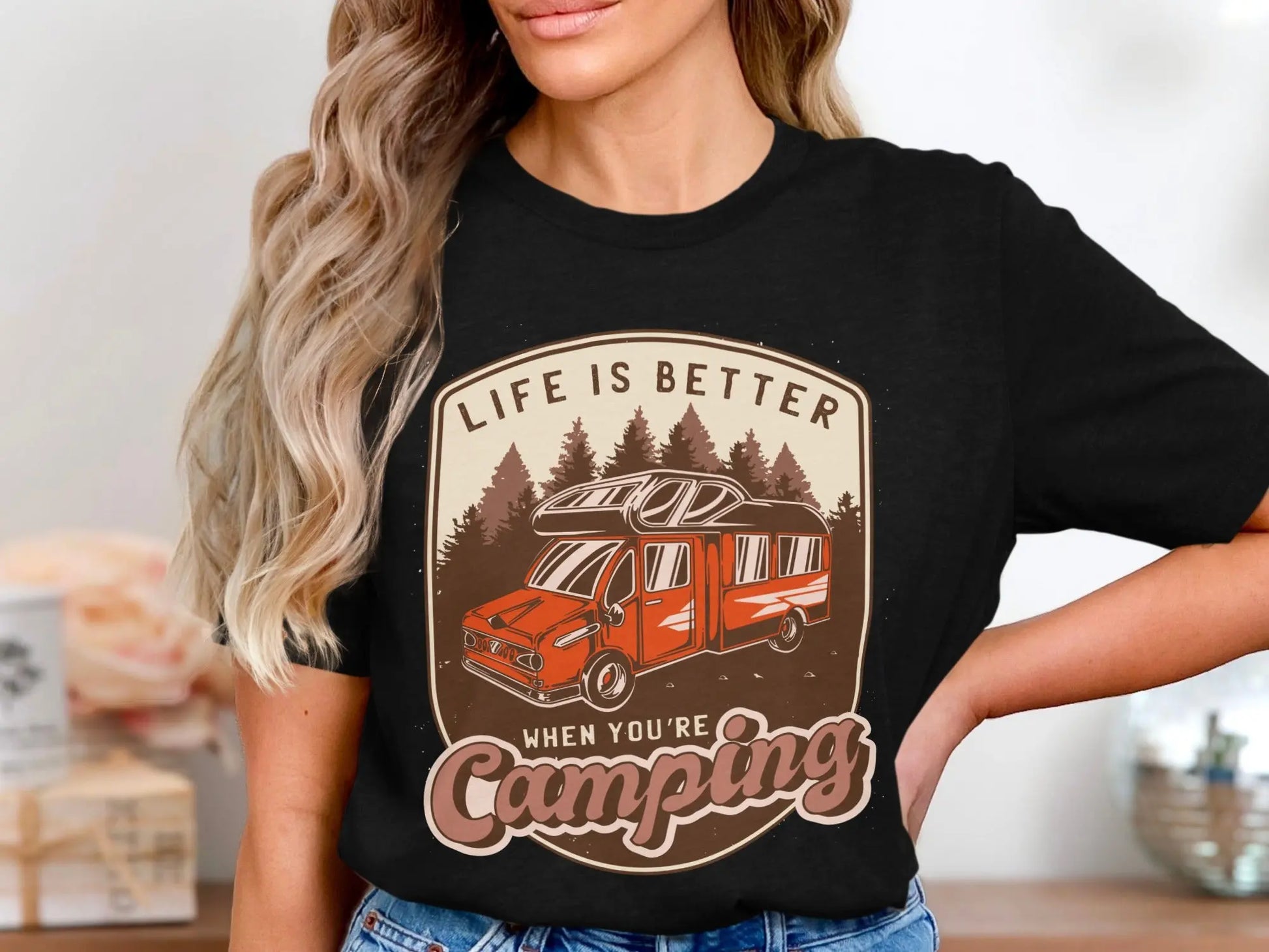 "Life is Better When You Are Camping" T-Shirts My Store