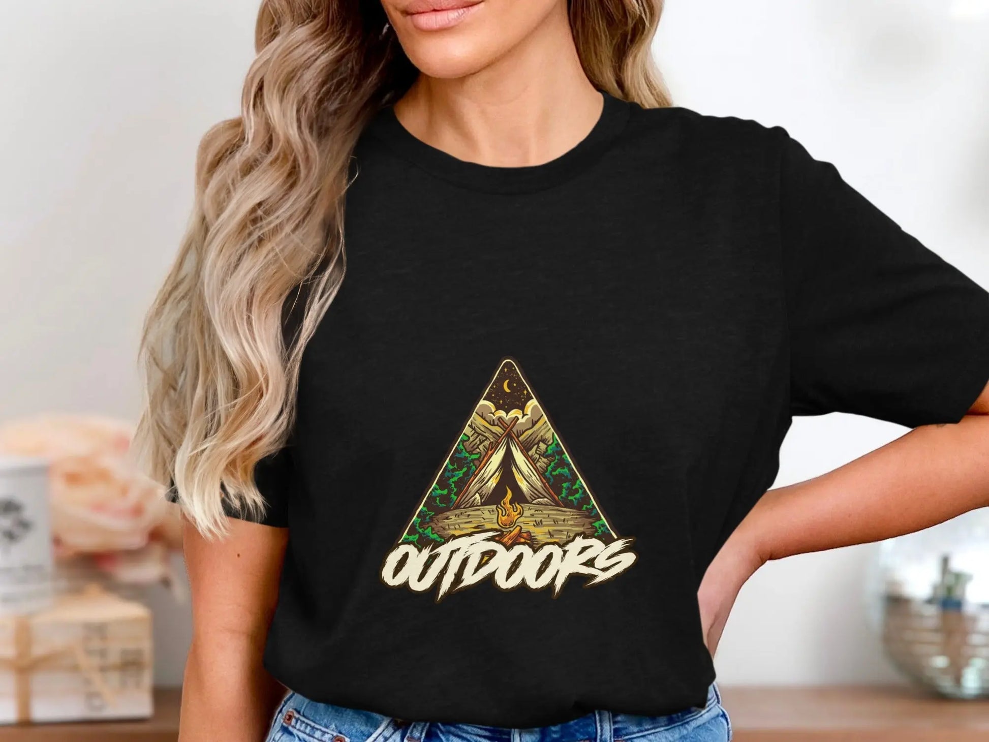 Outdoor Camping Adventure Graphic Design T-Shirts My Store