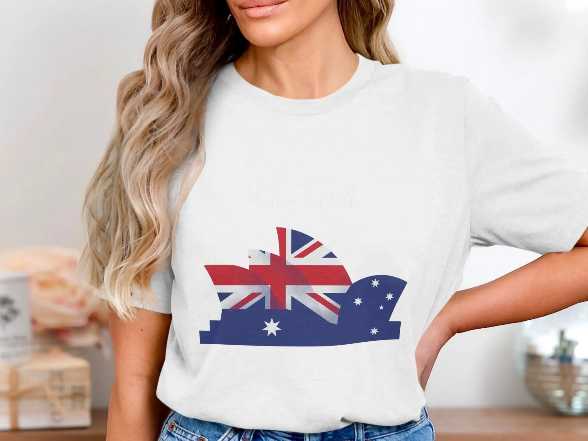 The Land Down Under Australia Graphic Design T-Shirts Boofy